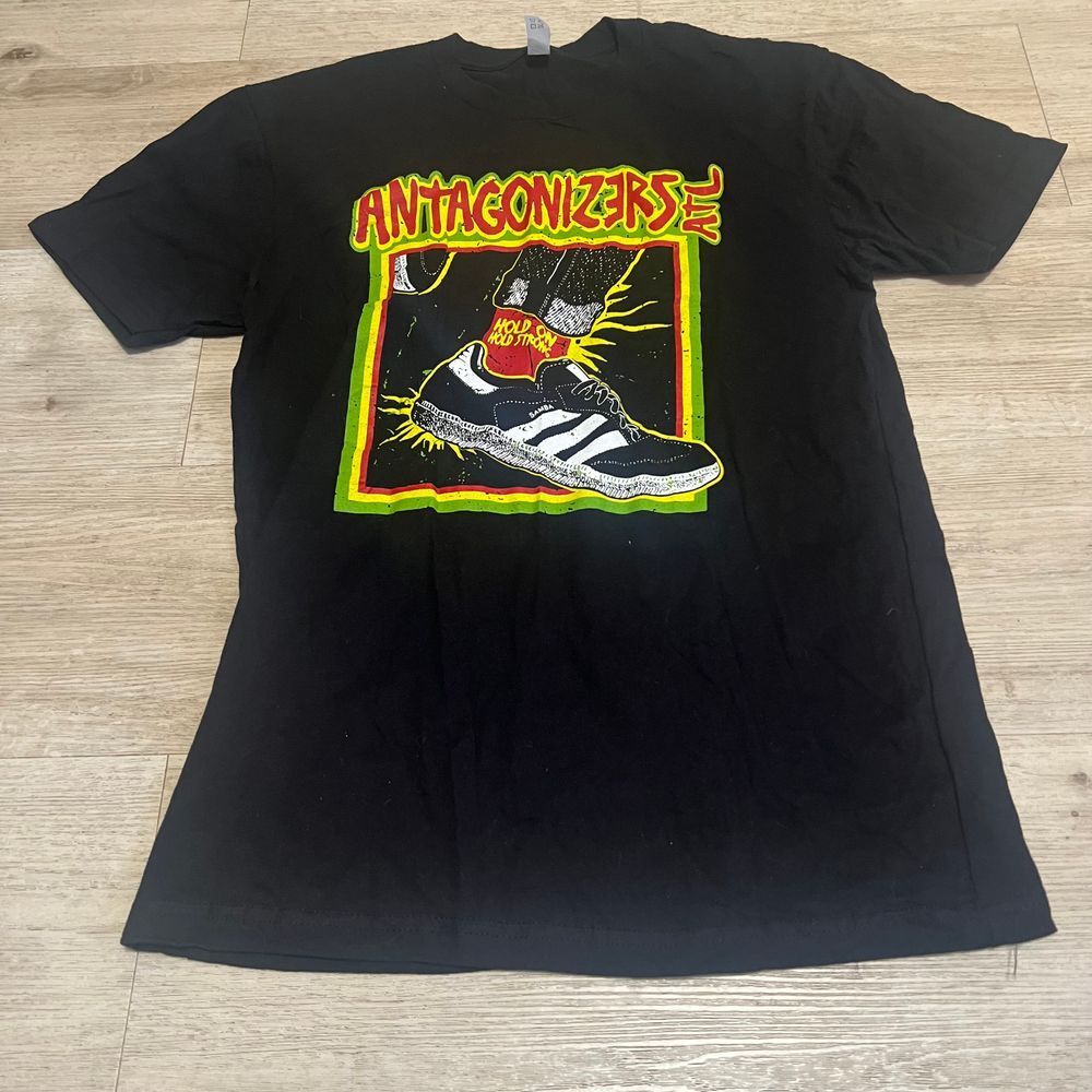 Antagonizers ATL‎ Samba Shoe Shrt Sz S Mens Bad Brains Style Punk Oi! Hardcore